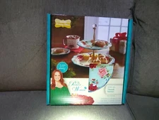 Pioneer Woman Cheerful Rose Tiered Server