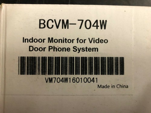 Video Doorbell, Video Intercom, BellCam BCVM-704W 7" Video Monitor NIB - Picture 4 of 4