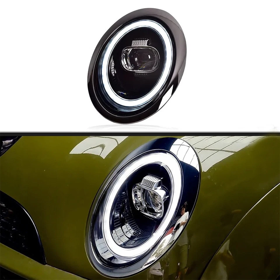 E57 approved LED Headlights Assembly  For BMW Mini Cooper R50 R52 R53 2001-2007 - Image 2 of 4