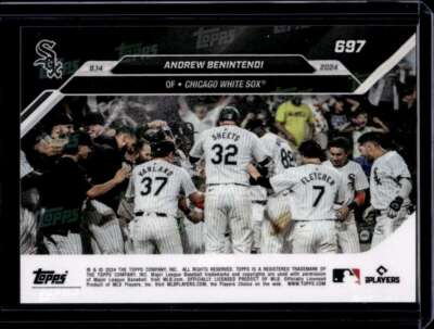 2024 Topps Now #697 Andrew Benintendi Blue Parallel #d 28/49 | eBay