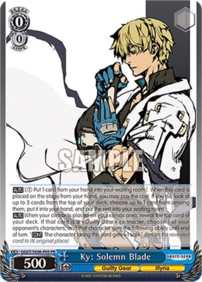Englische Weiss Schwarz Ky : Solemn Klinge Ggst / SX06-P05 Pr Guilty Gear
