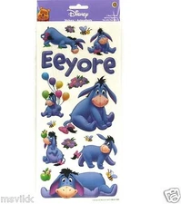 Eeyore Glitter Sticker Sandylion Blue Scrapbooking Embellishments PDWSCB73