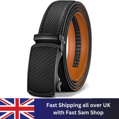 BULLIANT Men's Belt, Leather Ratchet Belt for Men Dress