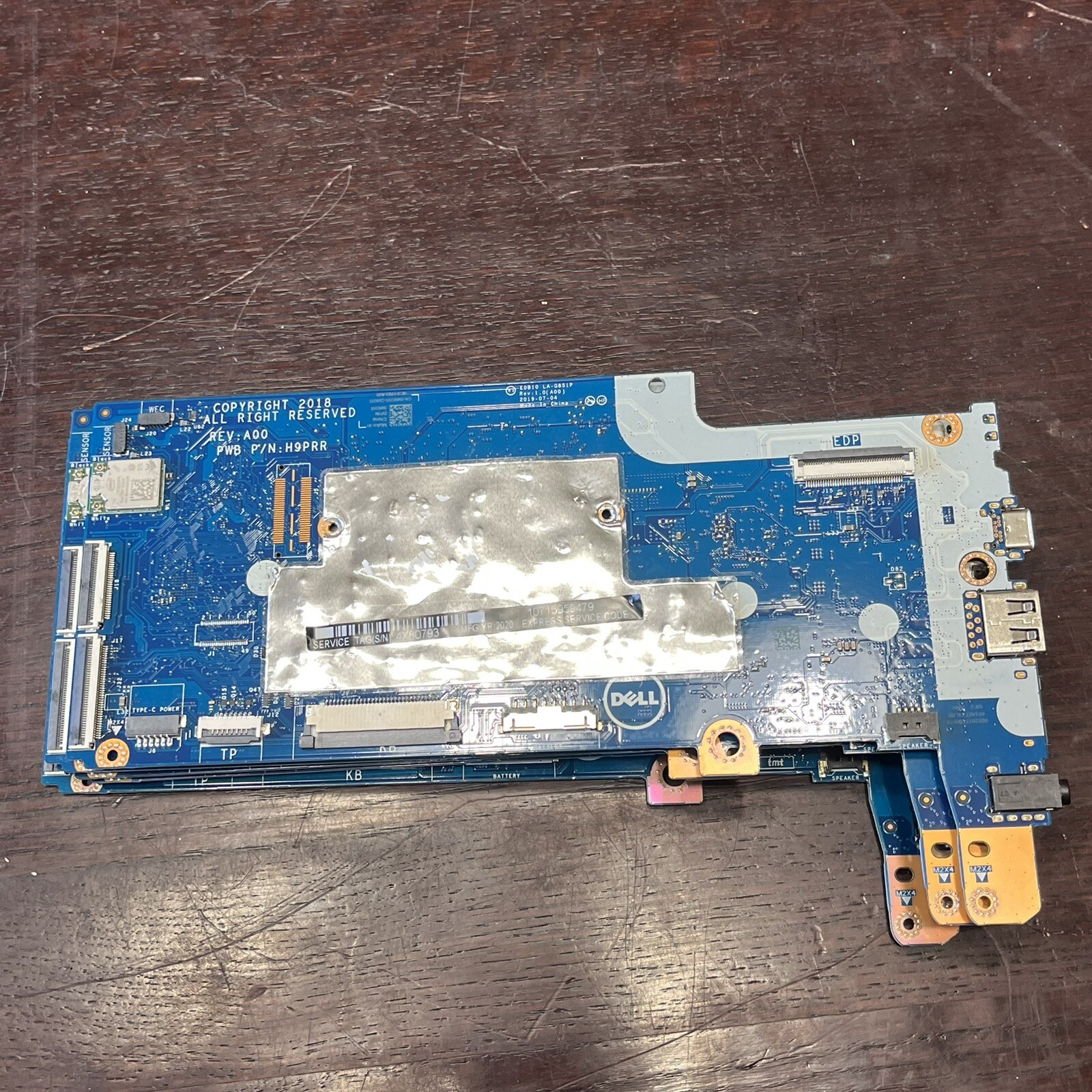 Lot Of 5 Untested Dell Chromebook 3100 Laptop Motherboard EDB10 LA ...