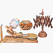 Wooden Yarn Ball Winder Crocheting Knitting Centre Pull Winder Christmas Gift