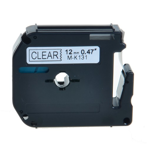 M-K131 MK131 Black on Clear Label Tape 