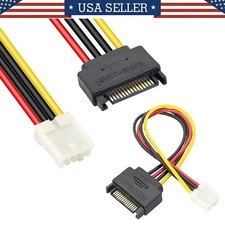 SATA Power Cabl Perfect for Modern Builds e 4 Pin Floppy Drive Adapter