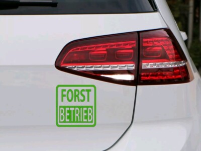 FORSTBETRIEB AUFKLEBER Auto Tuning sticker Forst Wald Beruf fun 