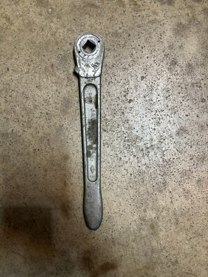 Vintage J.H. Williams Co. USA  [S-50] 1/2''-Drive 10'' Push-Through Plug Ratchet