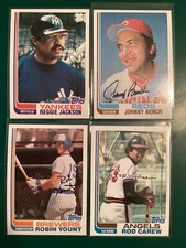 1982 Topps Baseball Singles U Pick All Pictured Combine Ship Discount 251-500