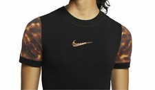 NEW WOMEN'S NIKE SPORTSWEAR TORTOISE SHORT SLEEVE DRESS SIZE S CW4737-010