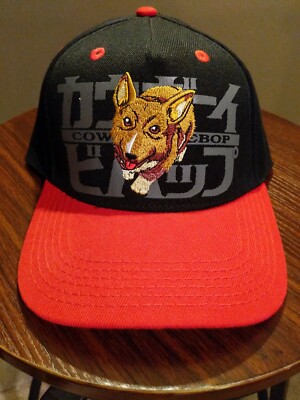 Cowboy Bebop Ein Embroidered Logo Snapback Hat. OSFA. Brand New