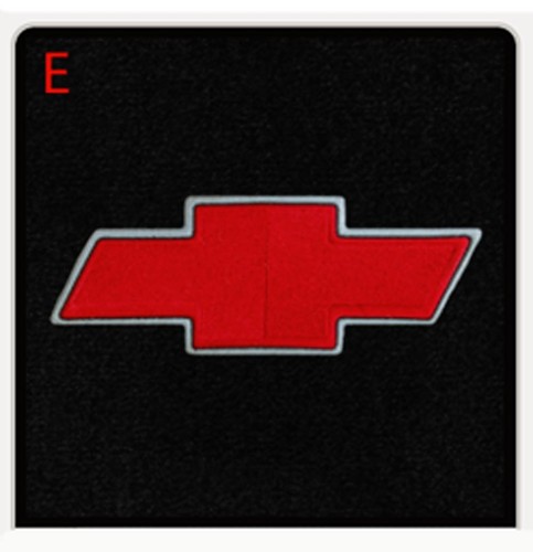 NEW! BLACK FLOOR MATS 1984-1993 Chevy Pickup Truck C10 K10 Embroidered Logo - Picture 8 of 20