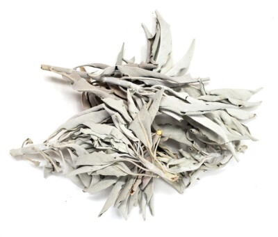2 LB Bulk Loose California White Sage Smudge Leaves & Clusters 32 Oz