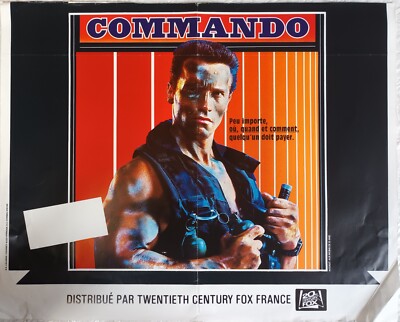 Filmplakat COMMANDO Arnold Schwarzenegger 45 x 60 cm