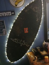Surf Board Man cave Sign 2ftx5ft
