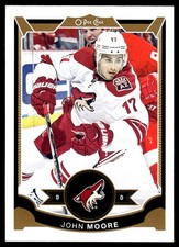 2015-16 O-Pee-Chee #483 John Moore Arizona Coyotes Hockey Card