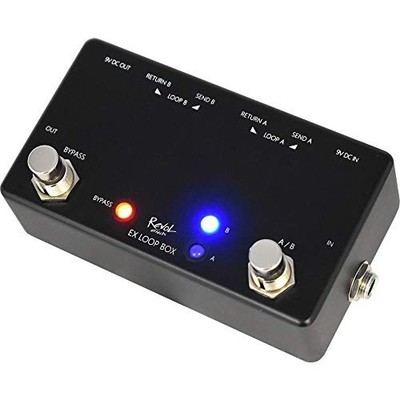 Revol Effects Switcher Loop Box EX LOOP BOX 2 Loops ELP-BOX Schwarz