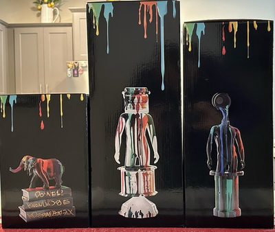 #ad Kre8 Art Kre8 Sculptures Hard To Find Brand New Kre 8 Artist $2500.00