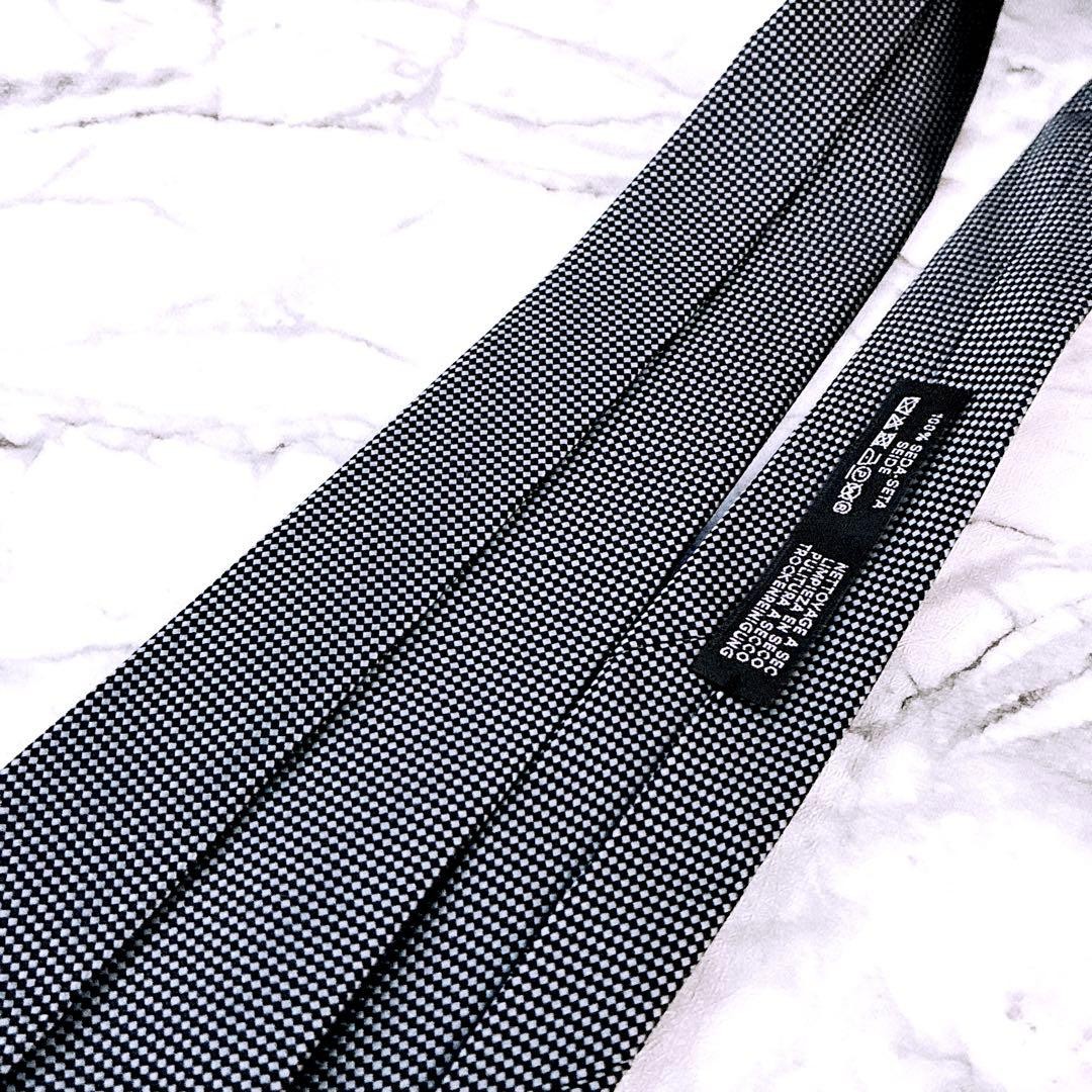 beautiful Hermes micro dot pattern solid gunmetal… - image 10