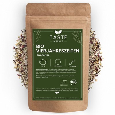 Bio Kräutertee Vierjahreszeiten Loser Tee Vierjahres Zeiten Taste Market 