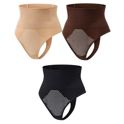 Damen High Waist Tanga Style Shaping Hose mit Hohlrücken und Lift Effekt