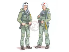 Plus Model 1/48 F-4 Phantom II Crew Pilots Cold War (w/Decal) (2 Figures) AL4018