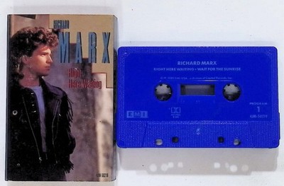 Richard Marx - Right Here Waiting Cassette 1989 EMI Blue Shell Single