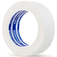 ZOMPAGO Beige Art Tape 1.4in x 164ft Removable Low Tack Masking Tape
