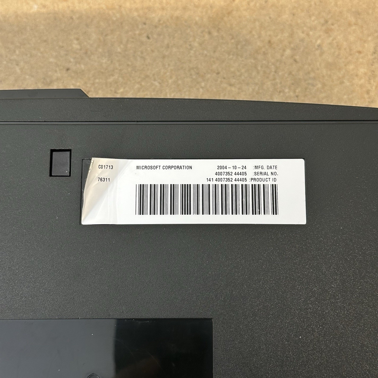 Microsoft Original OG XBOX Classic System Console Only PARTS OR REPAIR UNTESTED