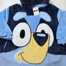 BLUEY Wayy Big Hoodie One Size Kids Fits Most 4-10 Fleece Lined Pullover NEW