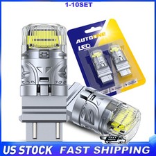 3157 3156 3057 Led Reverse Brake Turn Signal Light Bulb 6500k White 2000lm 2-20x