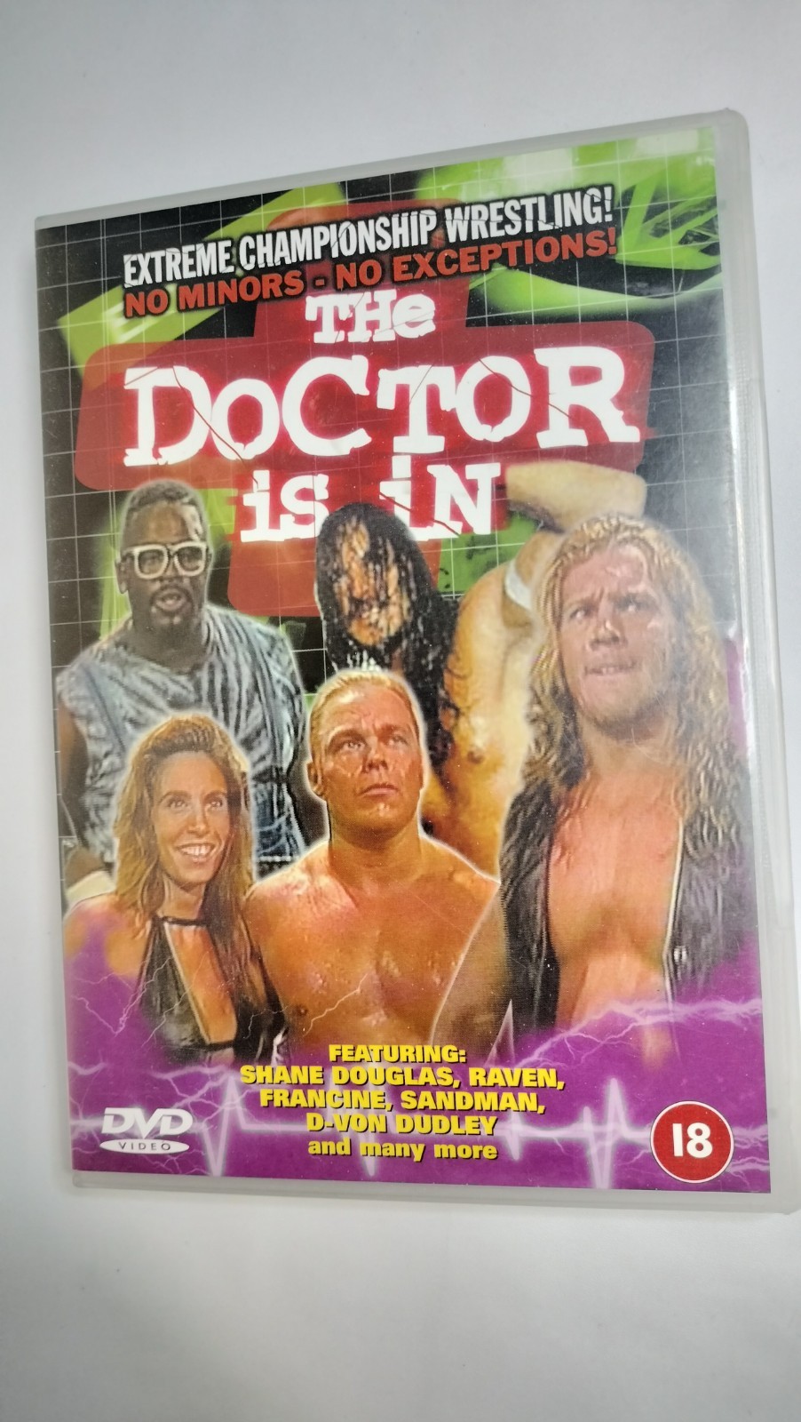 ECW DVD The Doctor Is In  Original UK Chris Jericho RVD WWE Wrestling