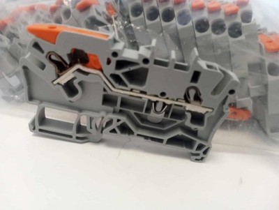 WAGO-2102-1201 feedthrough terminal block with Lever and Open Tool Slot (20 PCS)