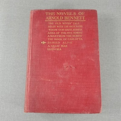 Buried Alive Arnold Bennett 1911 Vintage Hardcover Book 