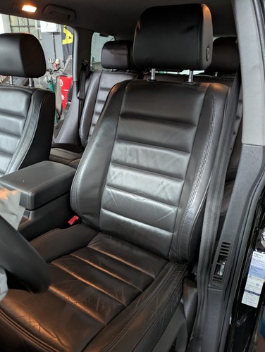 VW Touareg 7L Sitz Ledersitz Fahrersitz Vorne Links Elektrisch Echtleder