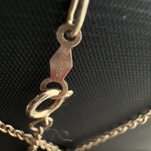 Vintage NEIMAN MARCUS 🖤 18k Gold 🖤 925 Sterling Silver 🖤 Teddy Bear NECKLACE - Picture 10 of 21