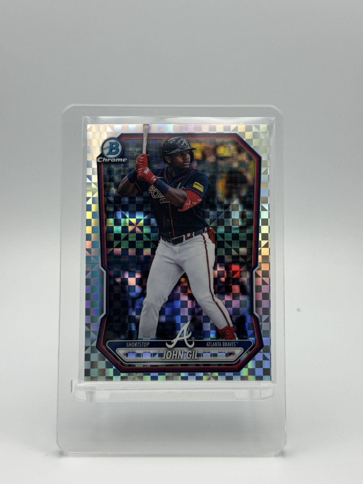 2026 Bowman Chrome John Gil Chrome XFractor #BCP-155 Braves