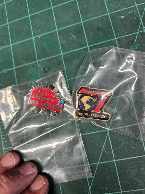 snap-on lapel pins limited edition vintage