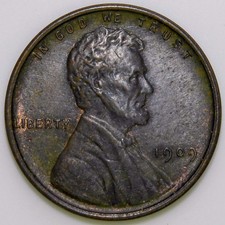 1909 Lincoln Wheat Cent UNC k708
