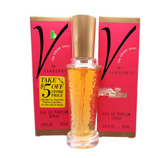 LOT OF 2 Gloria Vanderbilt V Perfume EDP Spray 0.8oz ea