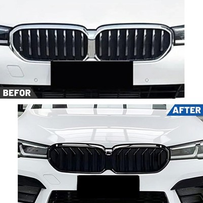 Front Kidney Grill Grille for 2021~23 BMW 5 Series G30 G31 530i