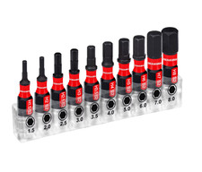 10 Piece Hex Key Allen Bit Set Quick Change Connect Impact Driver Drill Metric