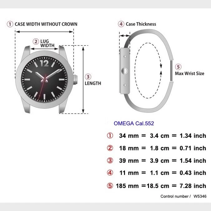 **De colección años 60** OMEGA Seamaster Cal.552 Automático Plateado Hecho en Suiza 34 mm Para hombres