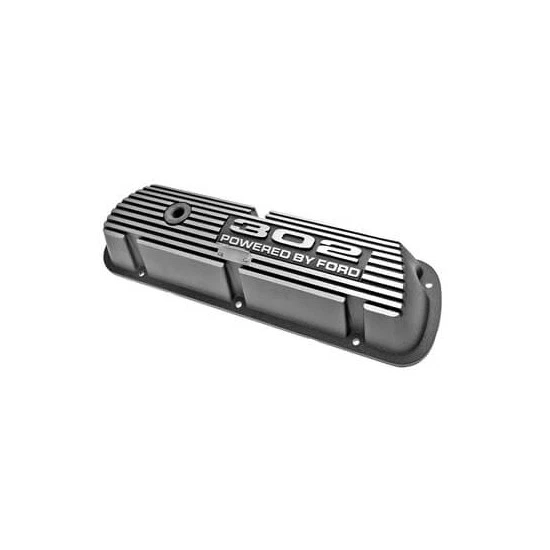 Cubierta de válvula de aluminio Scott Drake 6A582-302 68-73 para Ford con logotipo 302 Foto 2 de 4