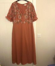 Maya Deluxe Curve Pink Sequin dress size UK 20