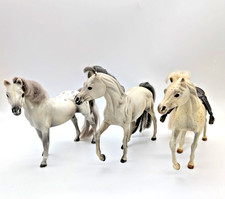 Lot of 3 Vintage 1988 Marchon Grand Champions Horses Grey Appaloosa Need TLC