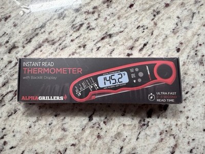 Alpha Grillers Instant Read Meat Thermometer for Grill