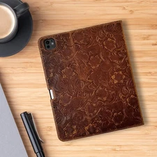 iPad Pro 13 (M5 & M4) & iPad Air 13" (M3 & M2) Leather Case -With Pencil Holder