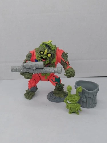 Vintage 1990 Teenage Mutant Ninja Turtles Muckman & Joe Eyeball Complete
